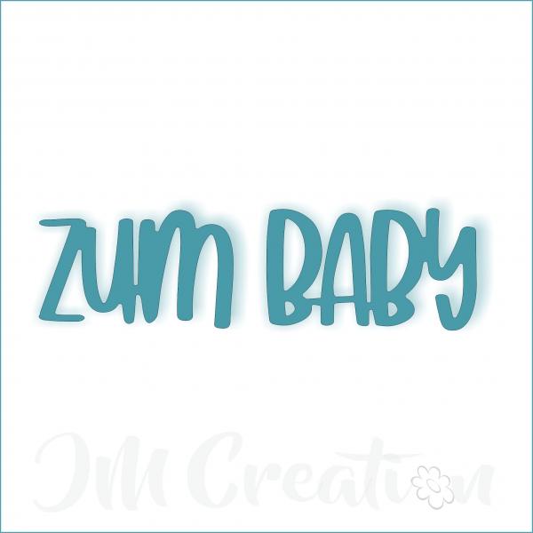 Zum Baby - Stanzschablone